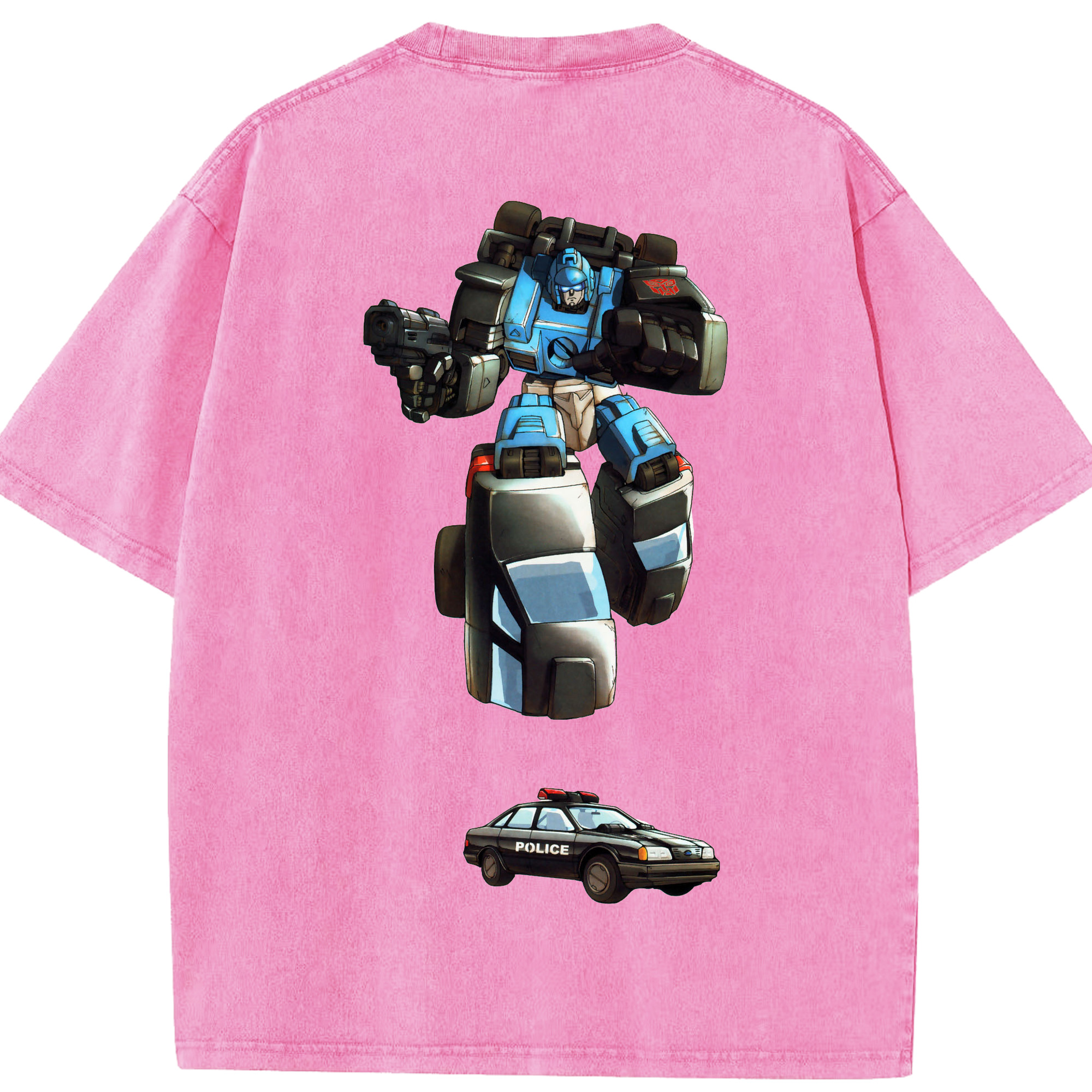 （画像用）  綿100% ヴィンテージ風 半袖Tシャツ（背面プリント）